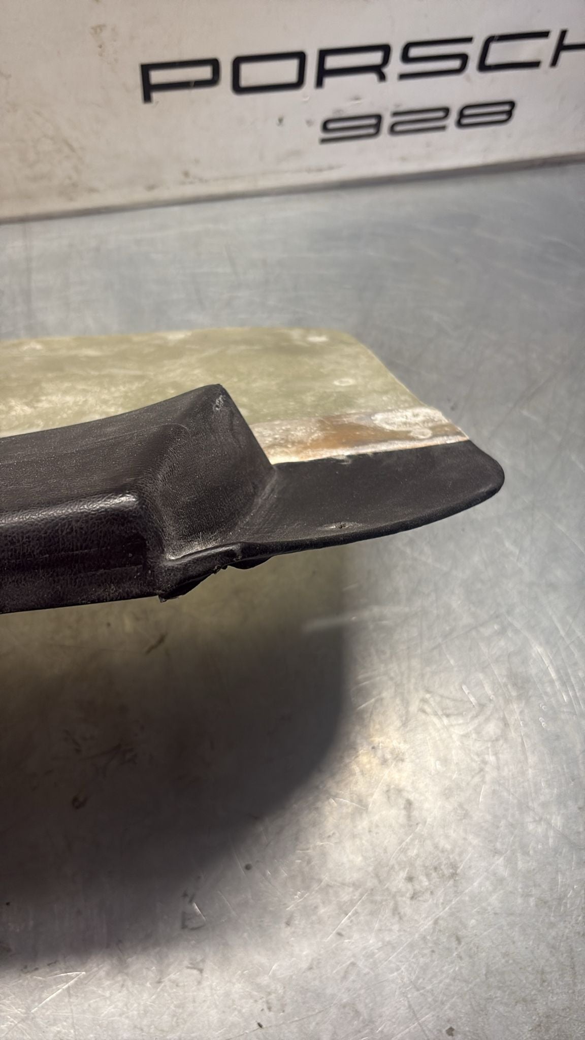 Porsche 924 / 944 early right manual Used door card, black, 477867012 no fabric!, Porsche scripted