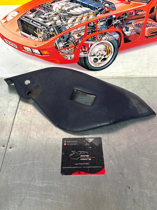 Porsche 928 Rear Seat Side Panel Left, cobalt blue, used 92852204104