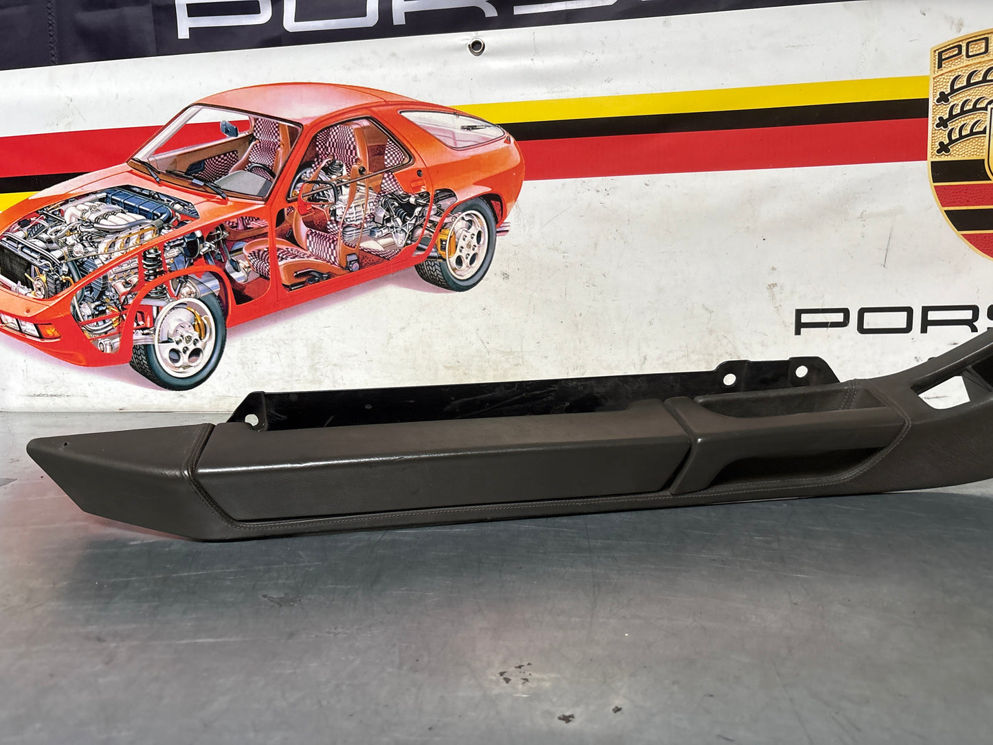 Porsche 928 Grey door armrest, left, off side, 92855510103, used