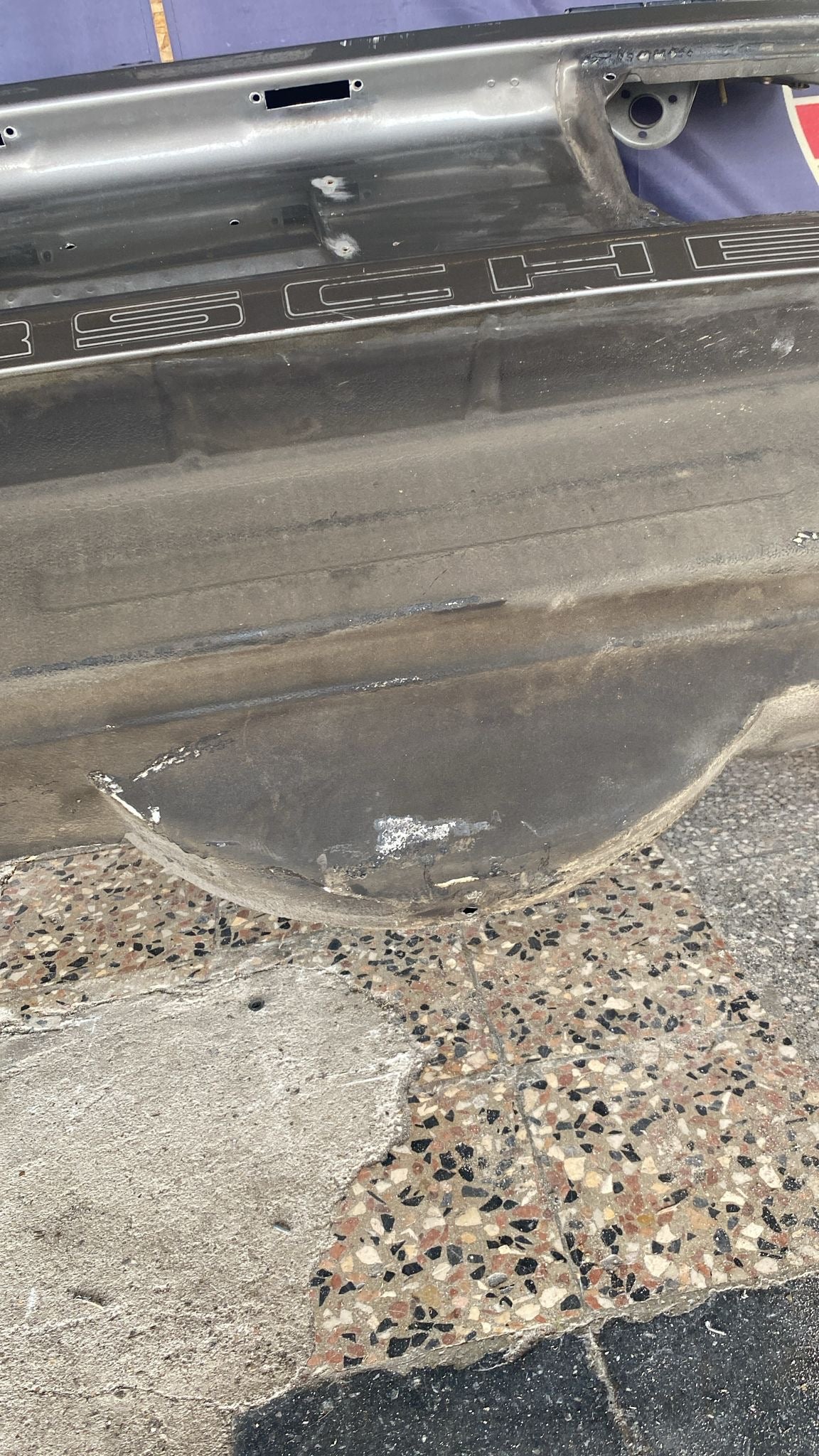 Porsche 944 complete rear cut used, 94450303701