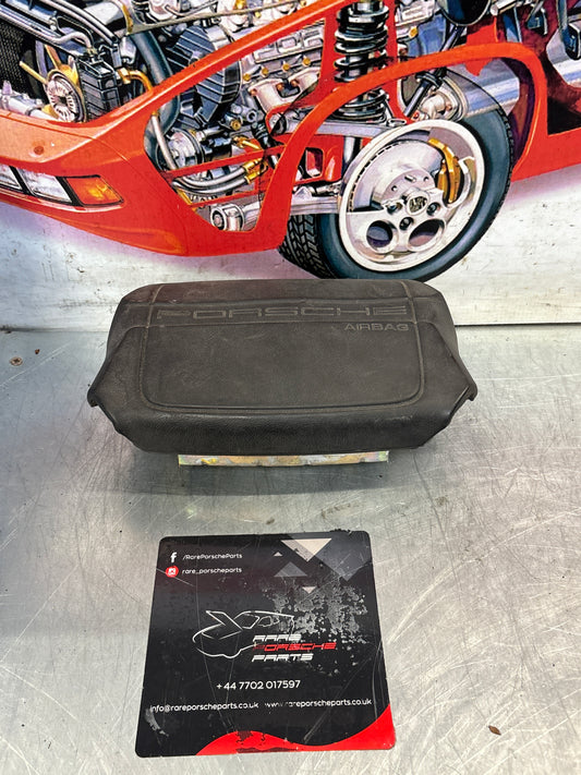 Porsche 911 964 Turbo driver airbag, black, used 94480305503