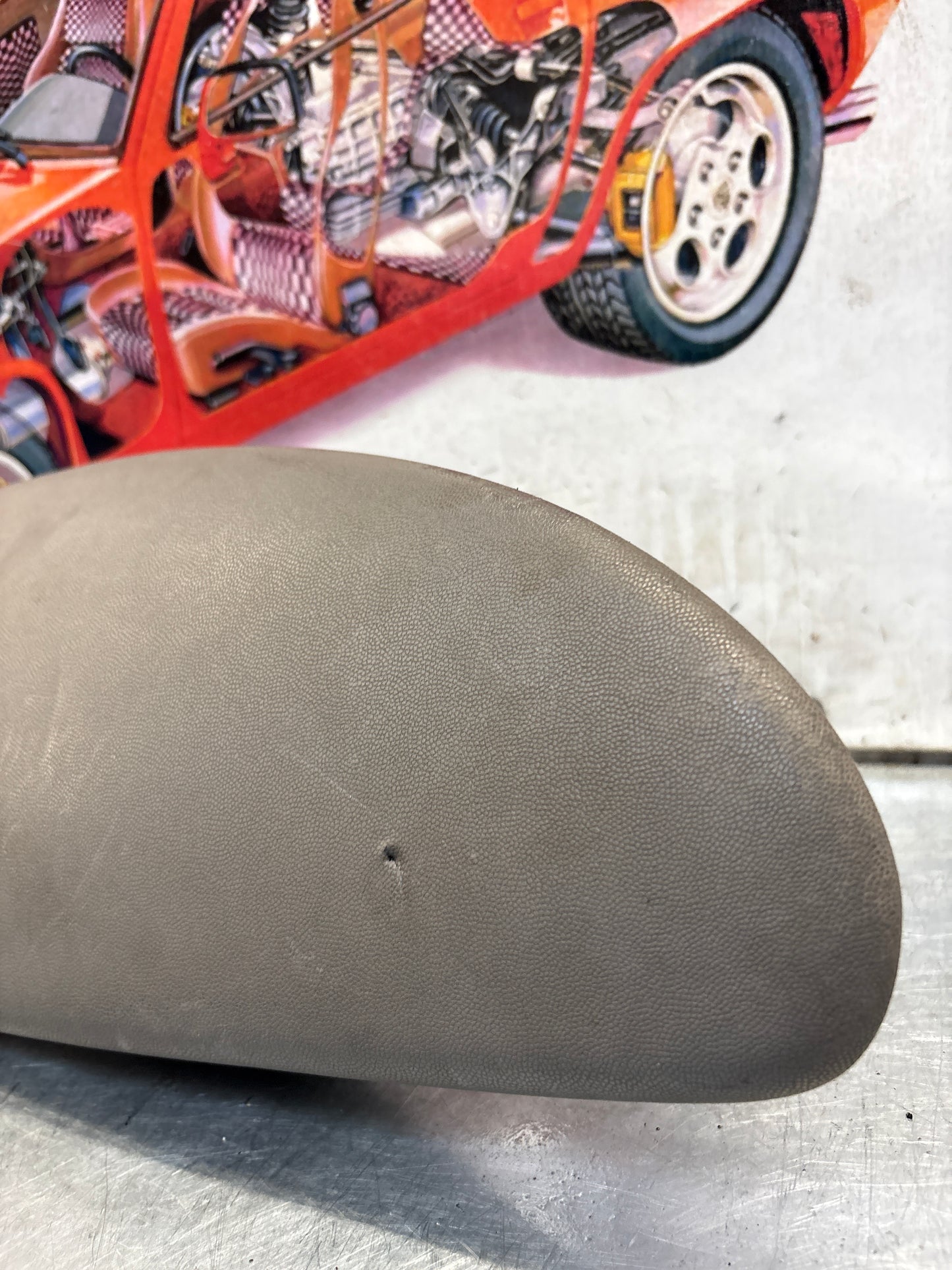 Porsche 911 996 dasboard cluster trim, used, grey 99655205902