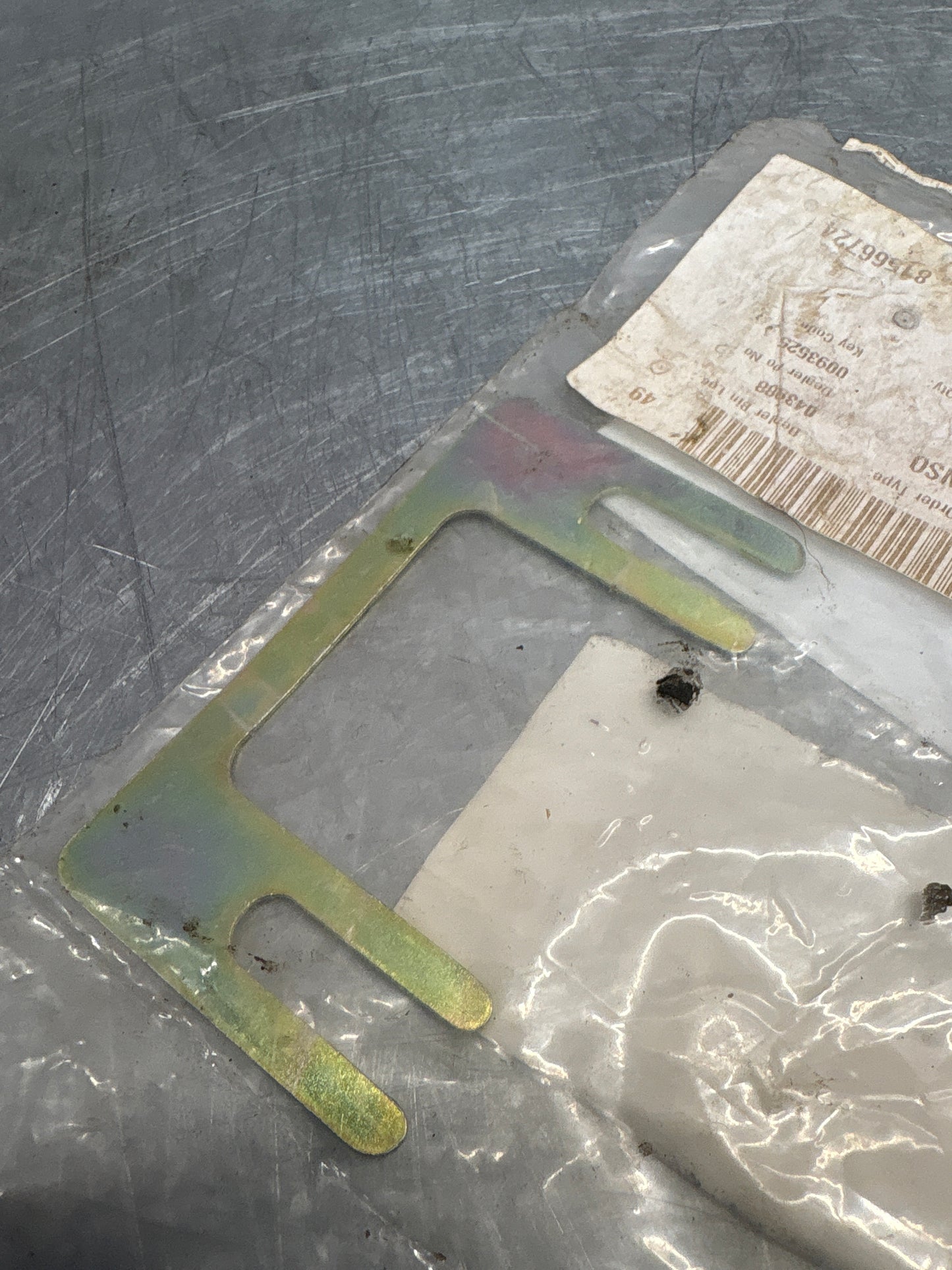 Porsche 928 rear bumper desk pad, genuine 92851217902