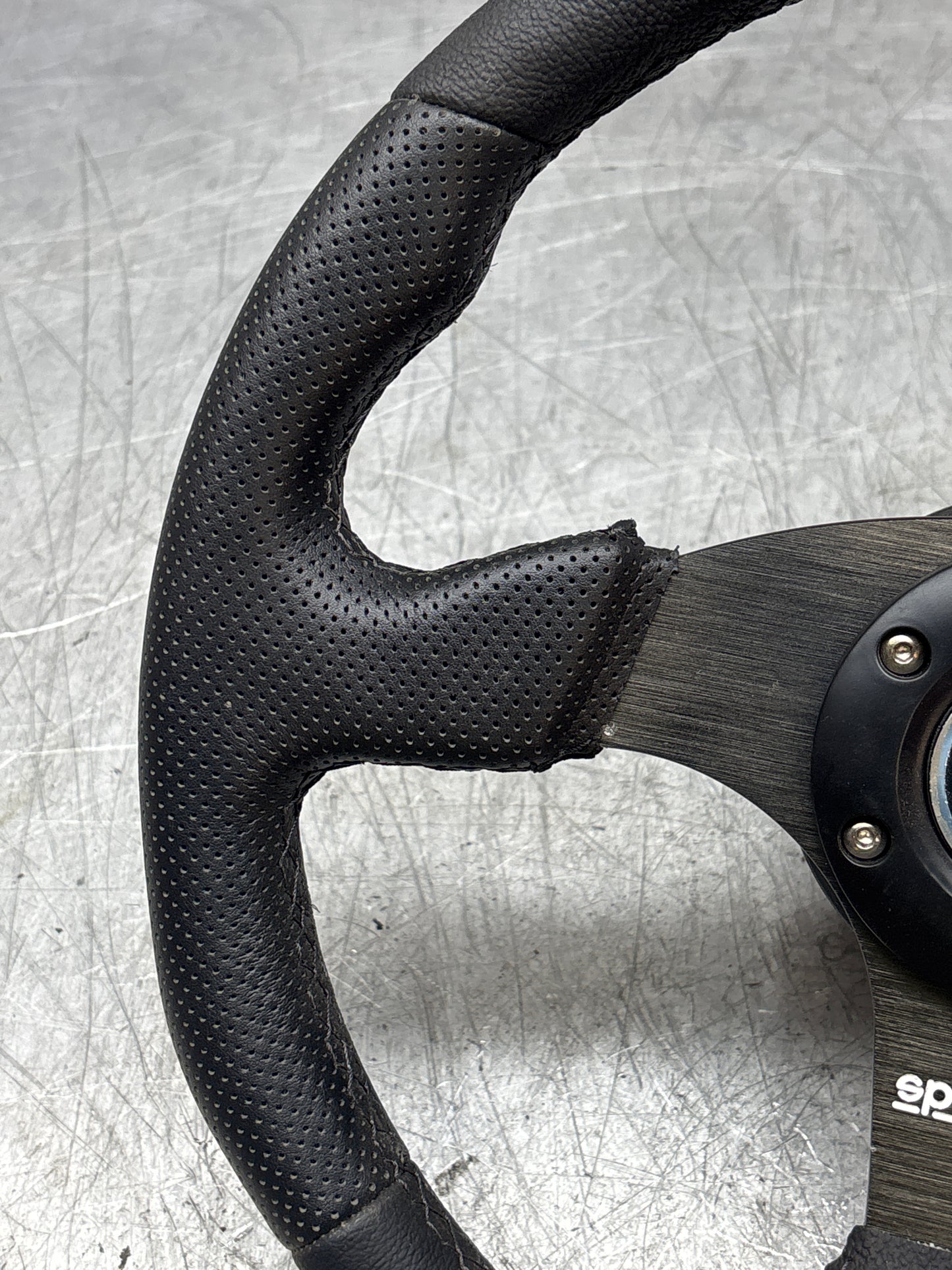 Sparco Steering wheel from Porsche 924 944 with hub, new