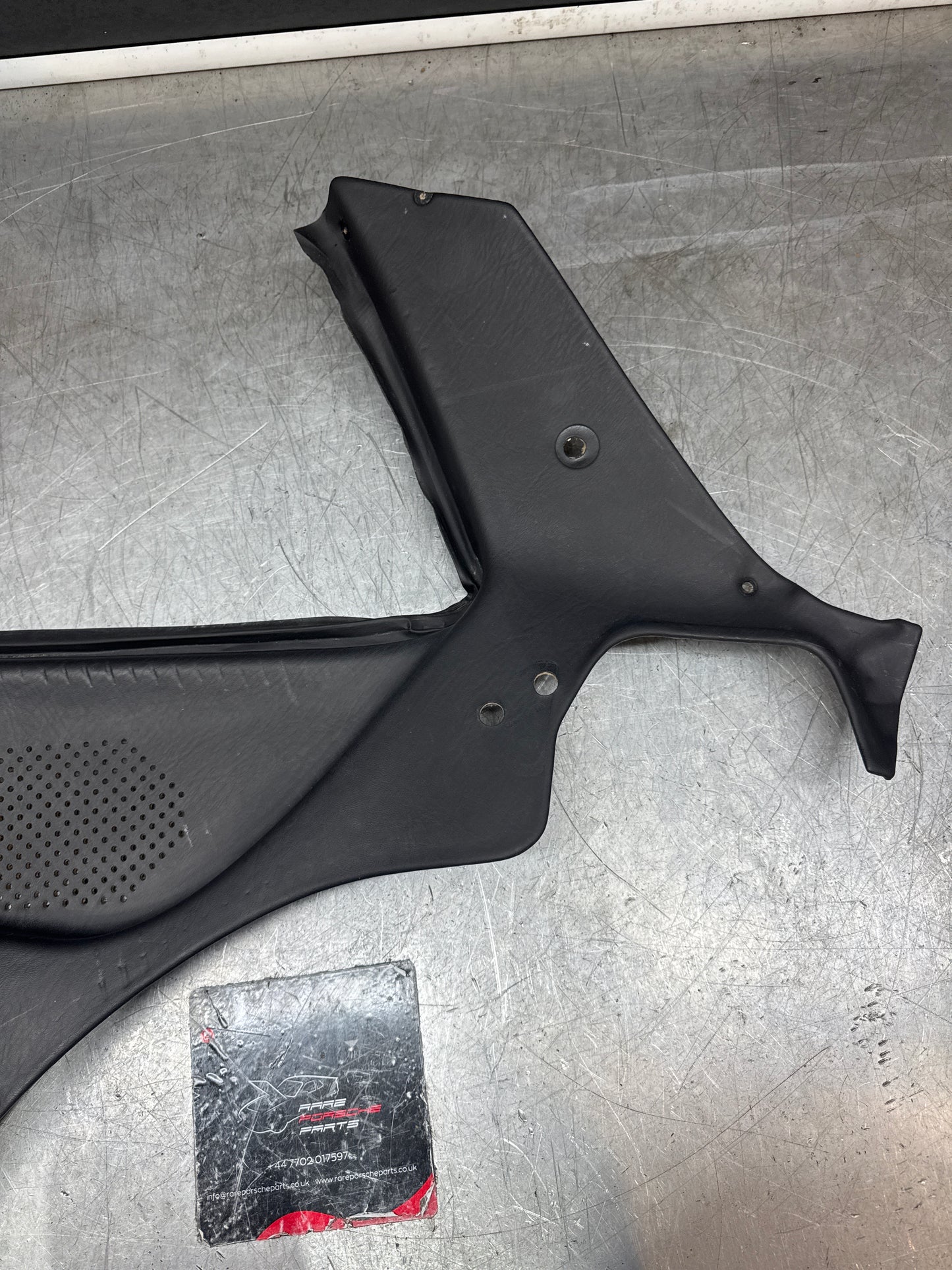 Porsche 944 924 black rear interior C Post trims/cards. Quarter panel trim used 94455502101 94455502201