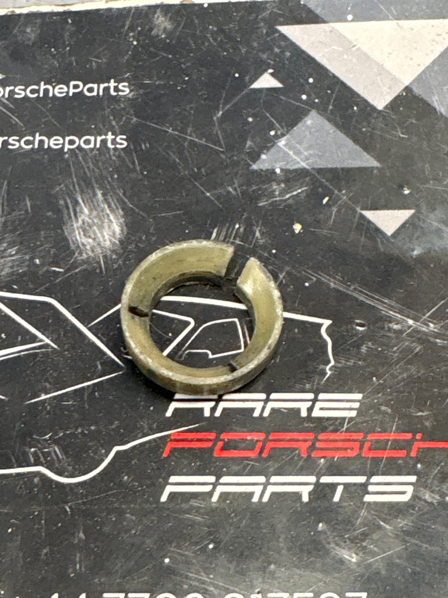 Porsche 924 944 928 side view mirror guide washer ring, 91173134502