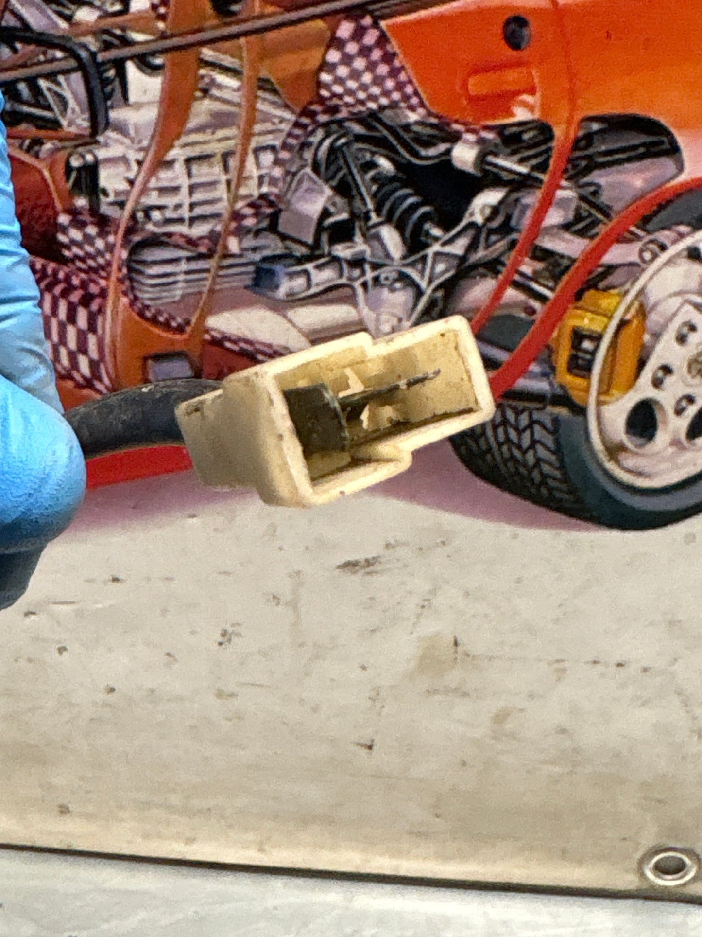 Porsche 928, -79 Air conditioner condenser  cooling  fan, genuine 92862410300 used