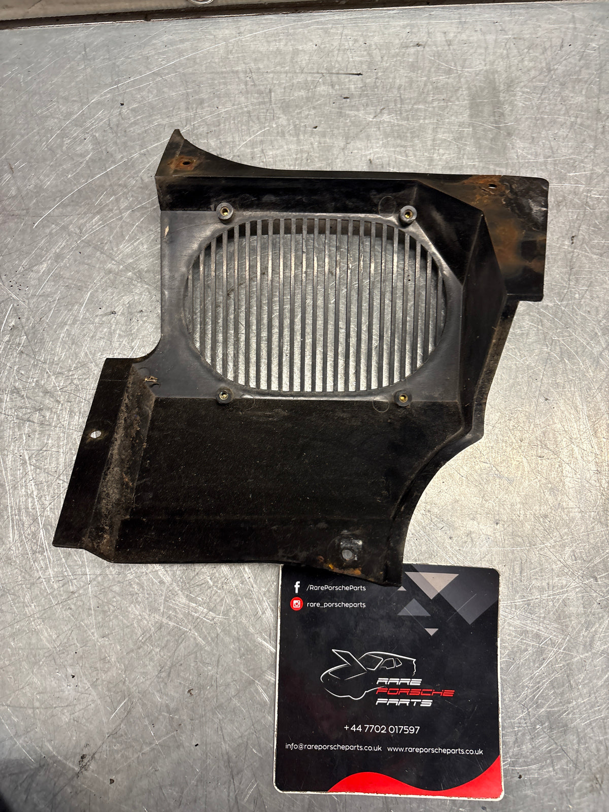 Porsche 914 right speaker cover, used 91455150610