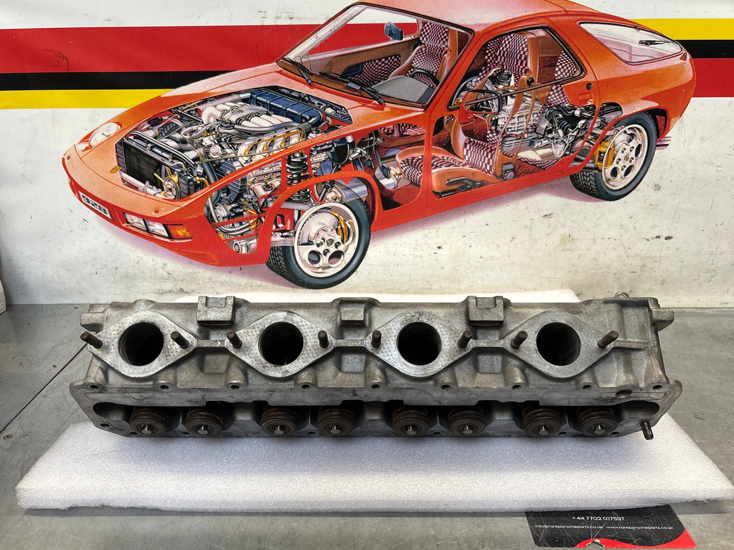 Porsche 944 8V Cylinder head, refurbished, 9441043036R