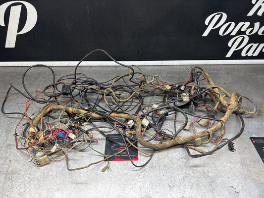 Porsche 944 1983 interior wiring loom, front (dash) section, used, with sunroof