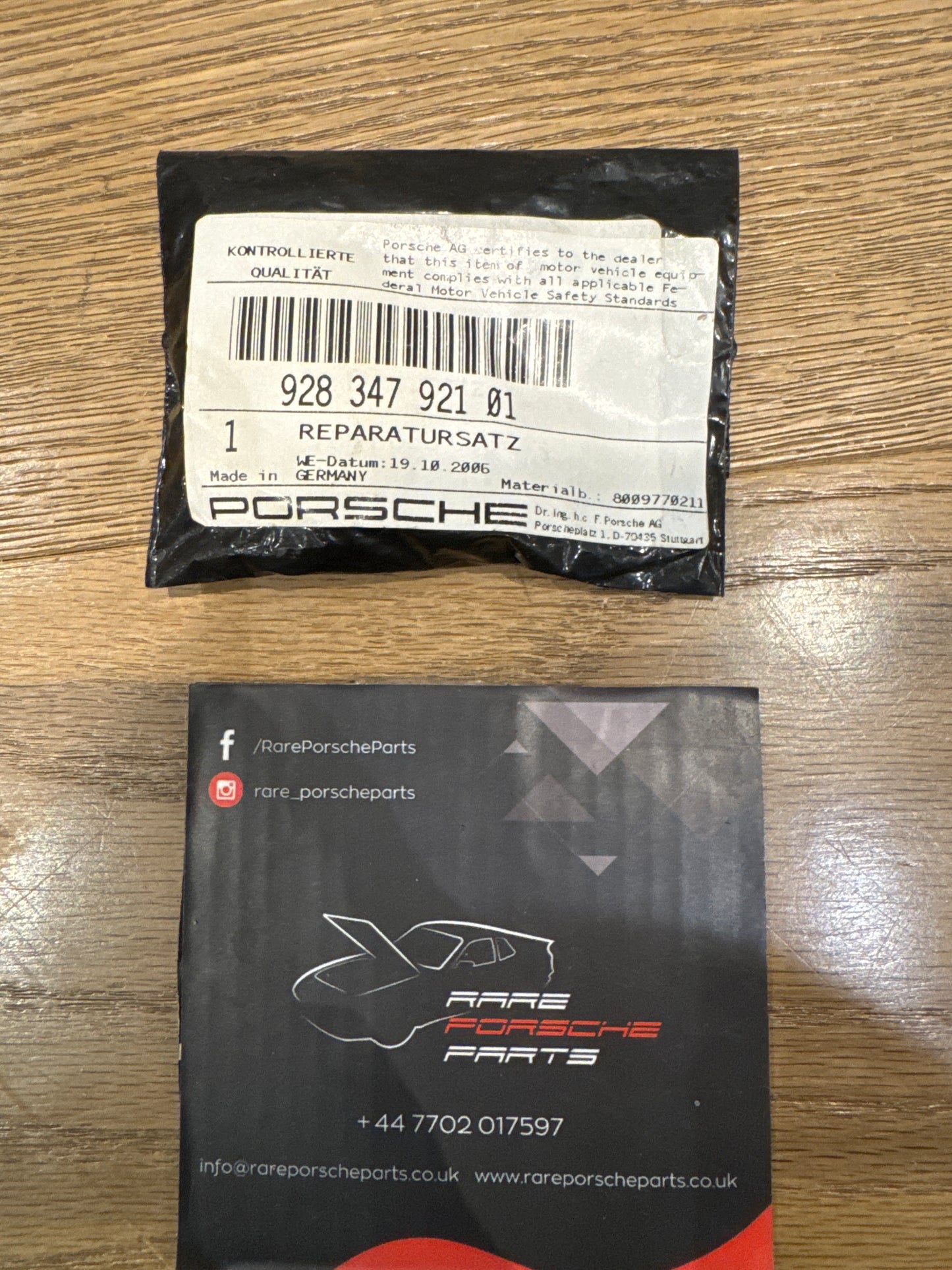 Porsche 928 repair kit 92834792101 NOS New