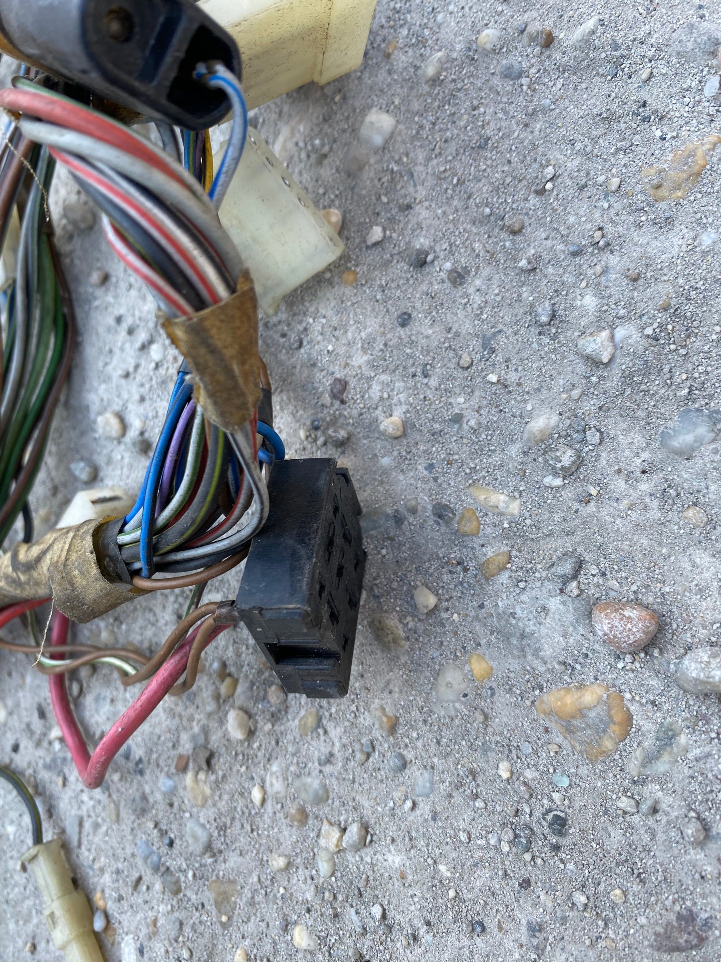 Porsche 924 1976 interior complete wiring loom LHD 477971050