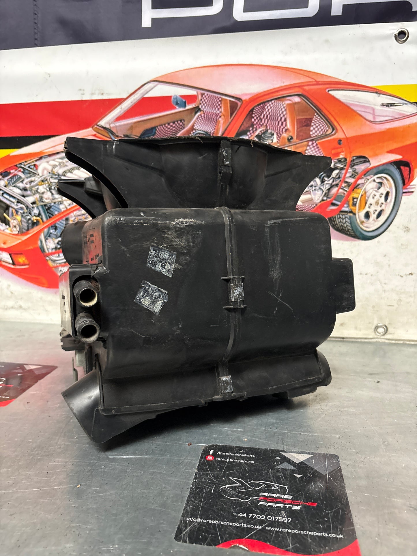 Porsche 924 80-85 944 82-85.5 heater blower fan assembly, complete 321819096 / 321819088 / 321819087 / 321819095 used