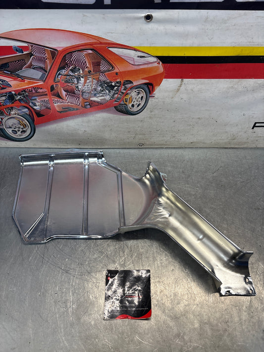 Porsche 928 S / S4 rear heat shield protection plate, refurbished 92850493204