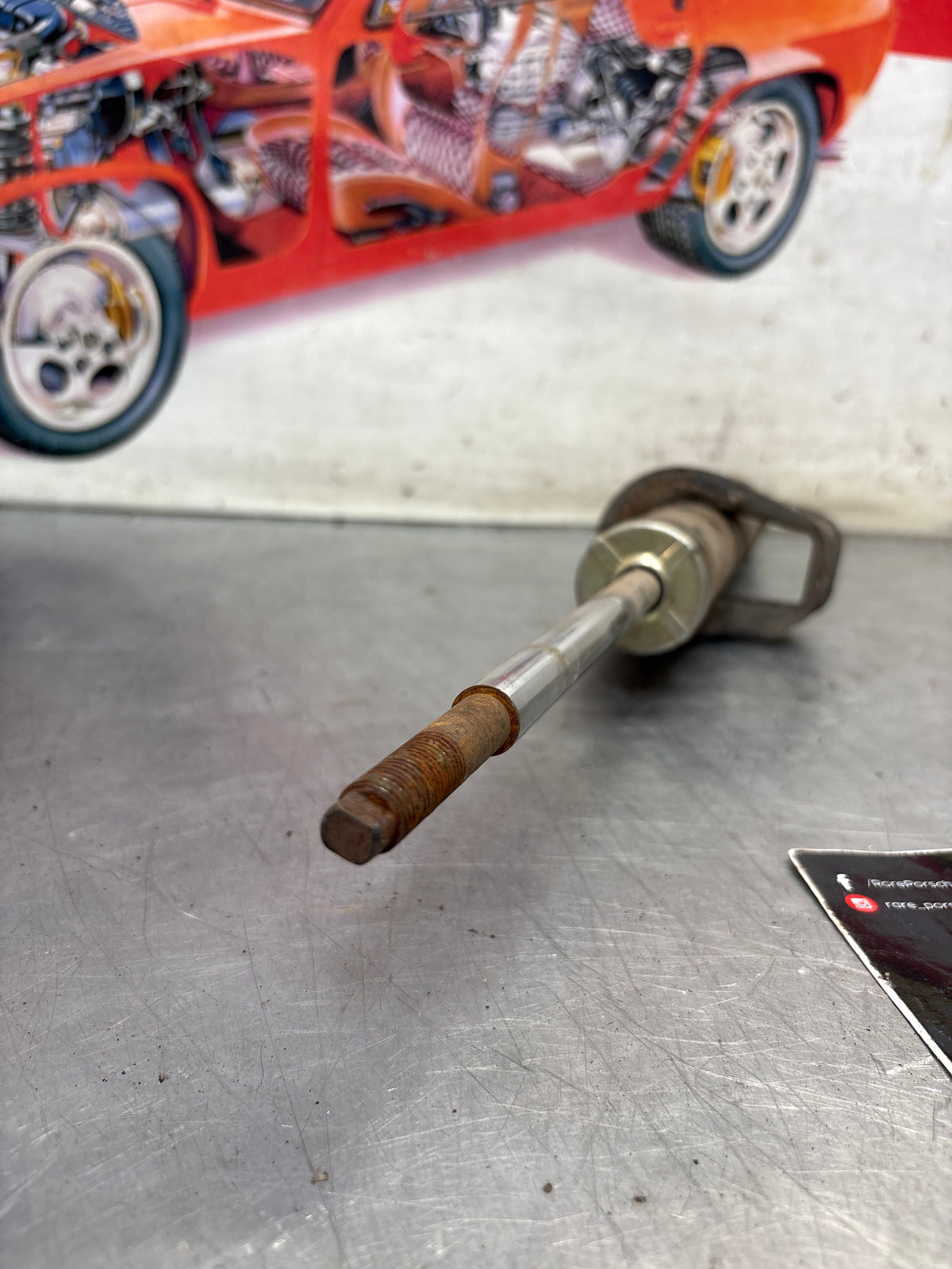 Porsche 911 993 rear shock absorber, used 99333305100