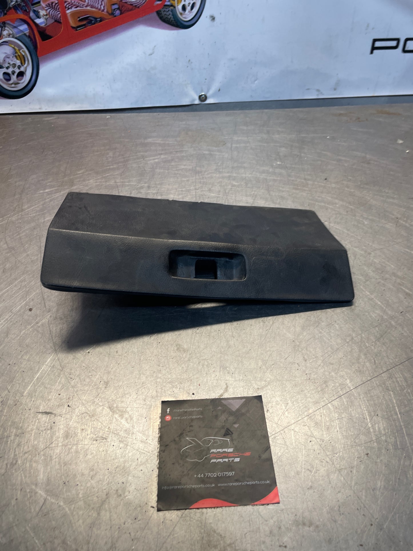 Porsche 944 Black glovebox door, used