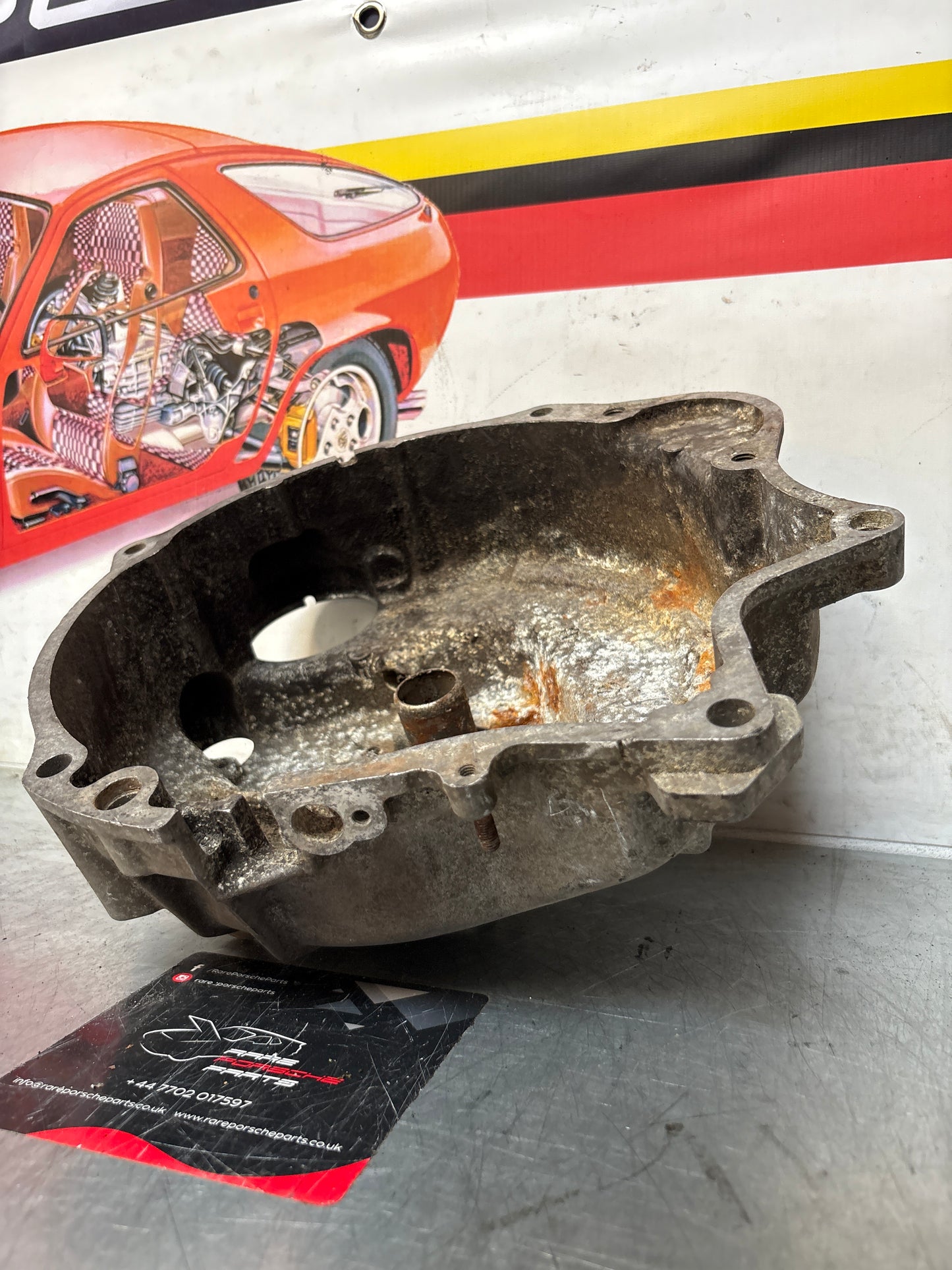 Porsche 924 Turbo bell housing, used 9311164015R