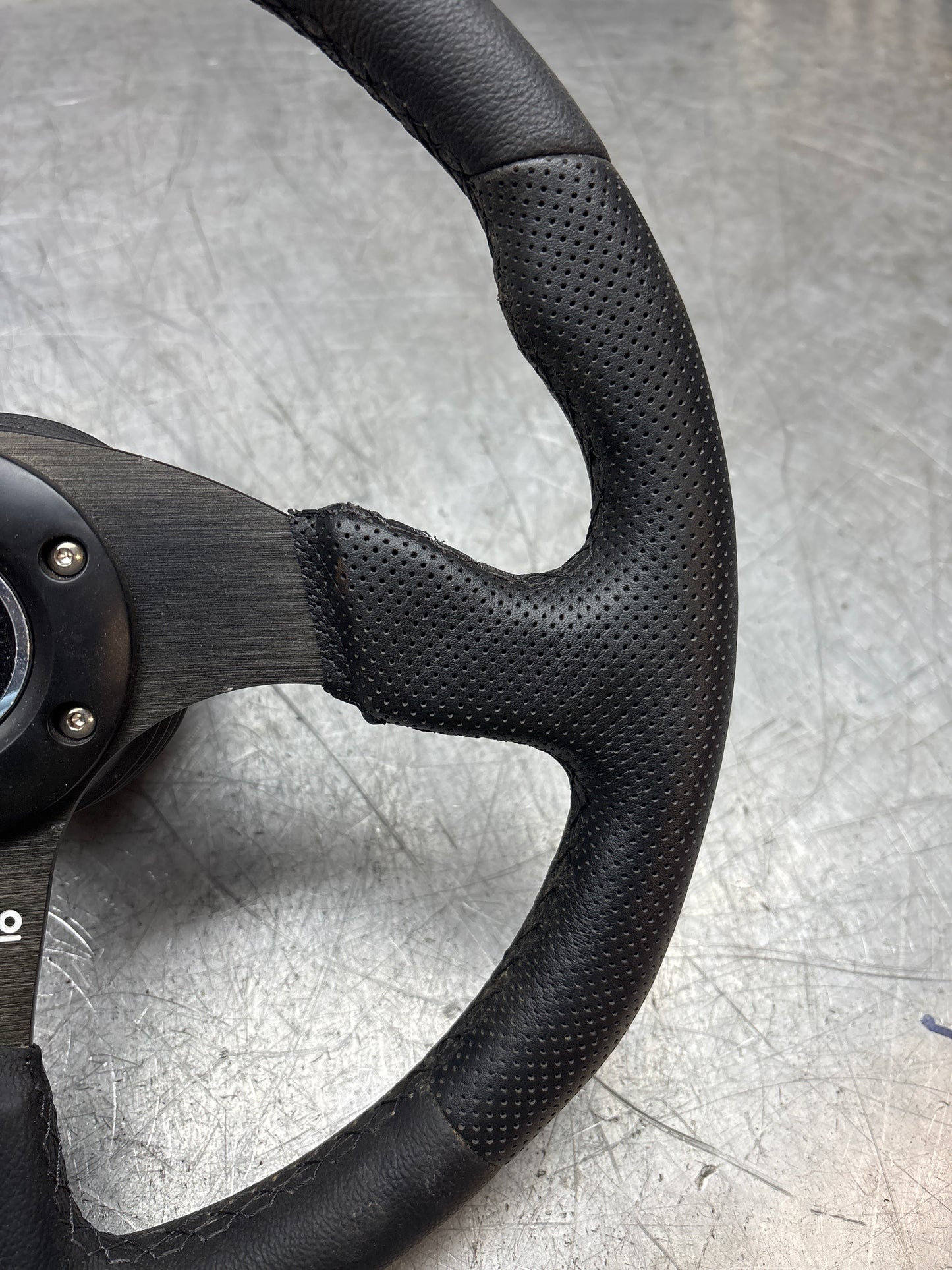 Sparco Steering wheel from Porsche 924 944 with hub, new