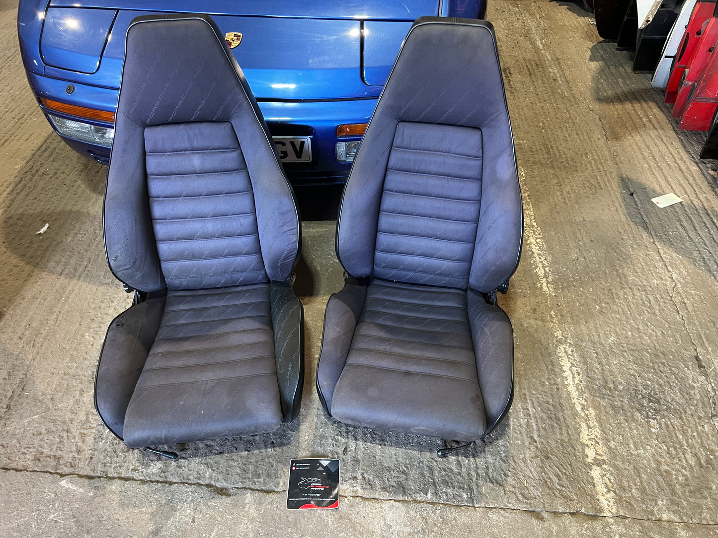 Porsche 924 / early 944 pair of Recaro sport seats, early type, used front seats only