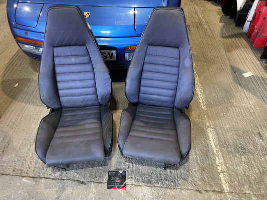 Porsche 924 / early 944 pair of Recaro sport seats, early type, used front seats only