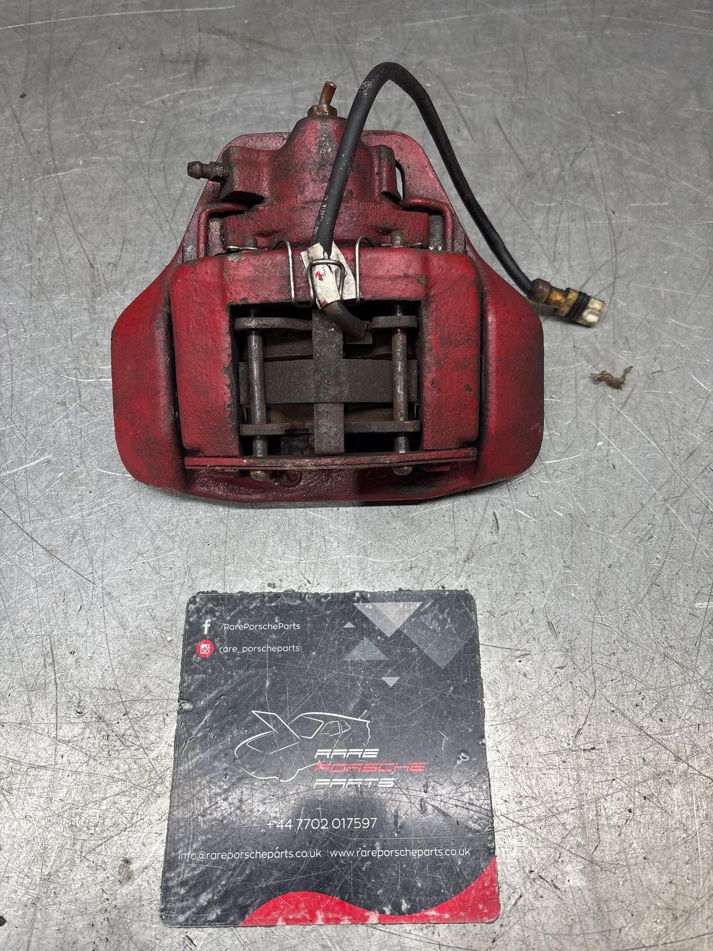 Porsche 924S 924 Turbo 944 Left, Rear N/S brake caliper, used, 944352900