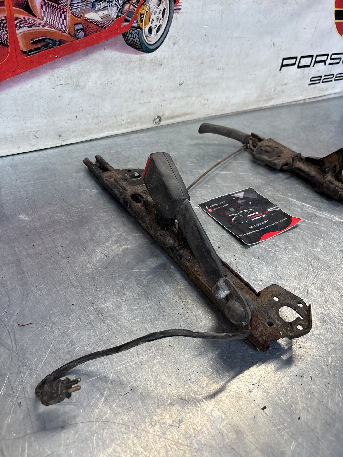 Porsche 944 968 right front electric seat runners