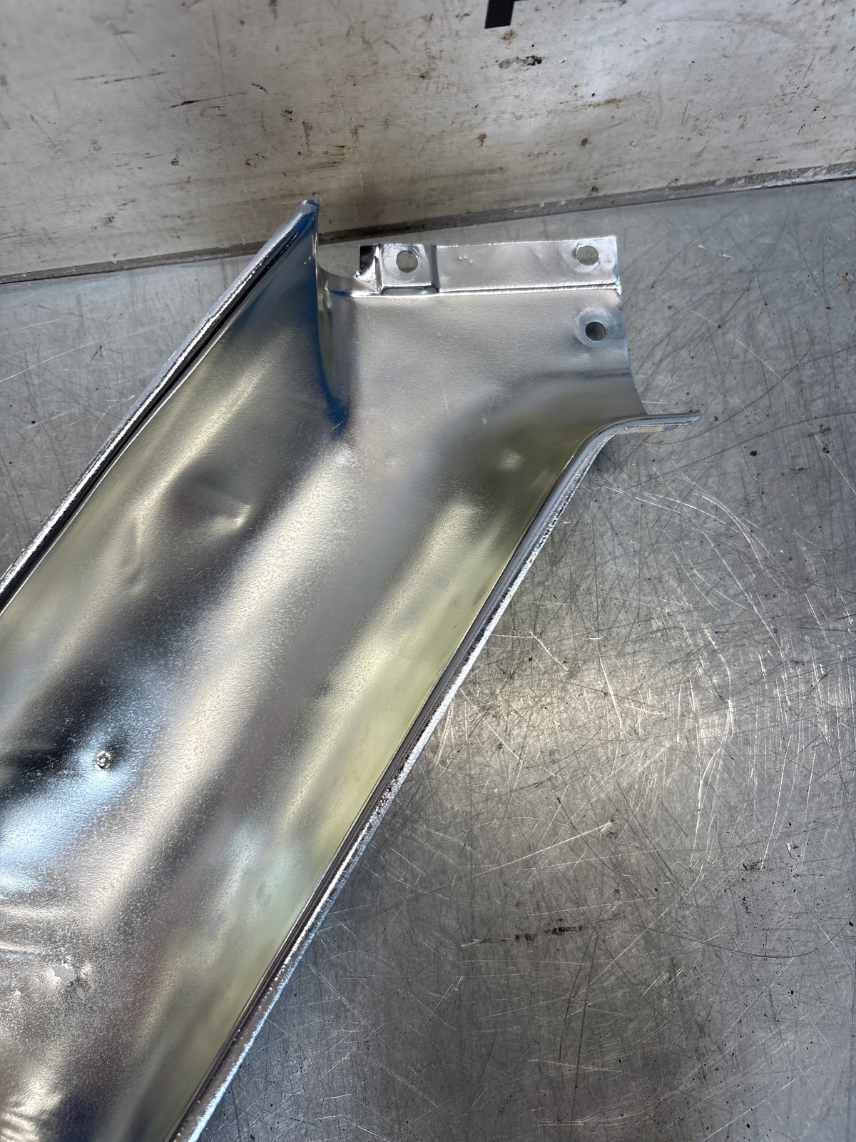 Porsche 928 S / S4 rear heat shield protection plate, refurbished 92850493204