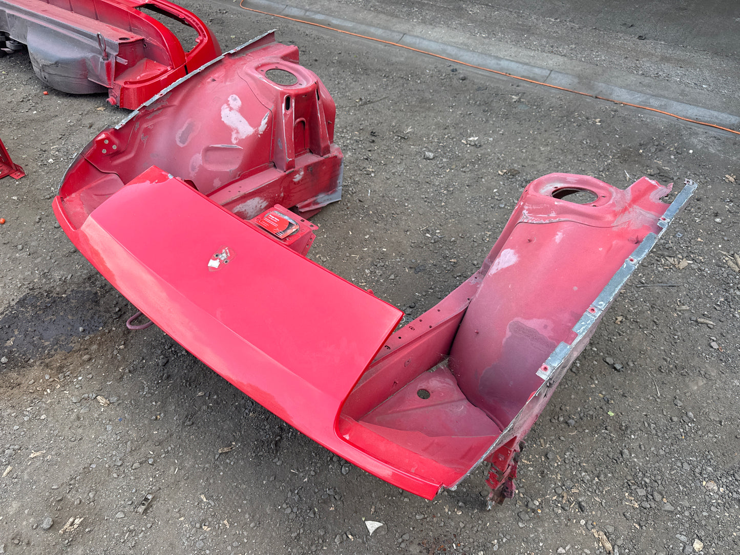 Porsche 924 Front End Cut, Used.