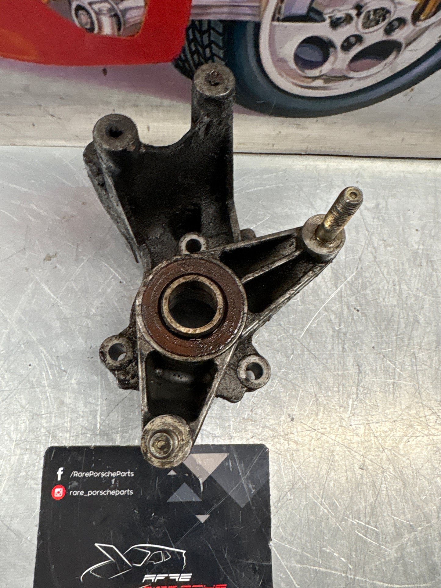 Porsche 944 924S lower balance shaft bracket / mount (no power steering) 944 101 042 00