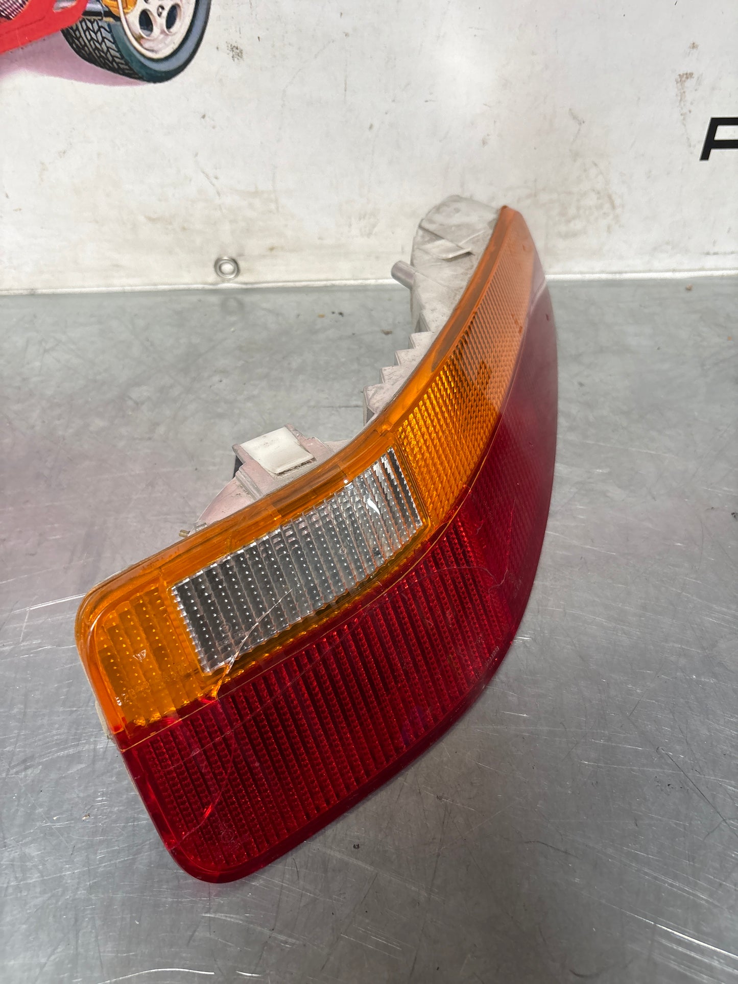 Porsche 928 rear right tail light, used 92863104401, cracked