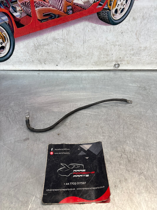 Porsche 944 ground strap engine to body, used 477971235