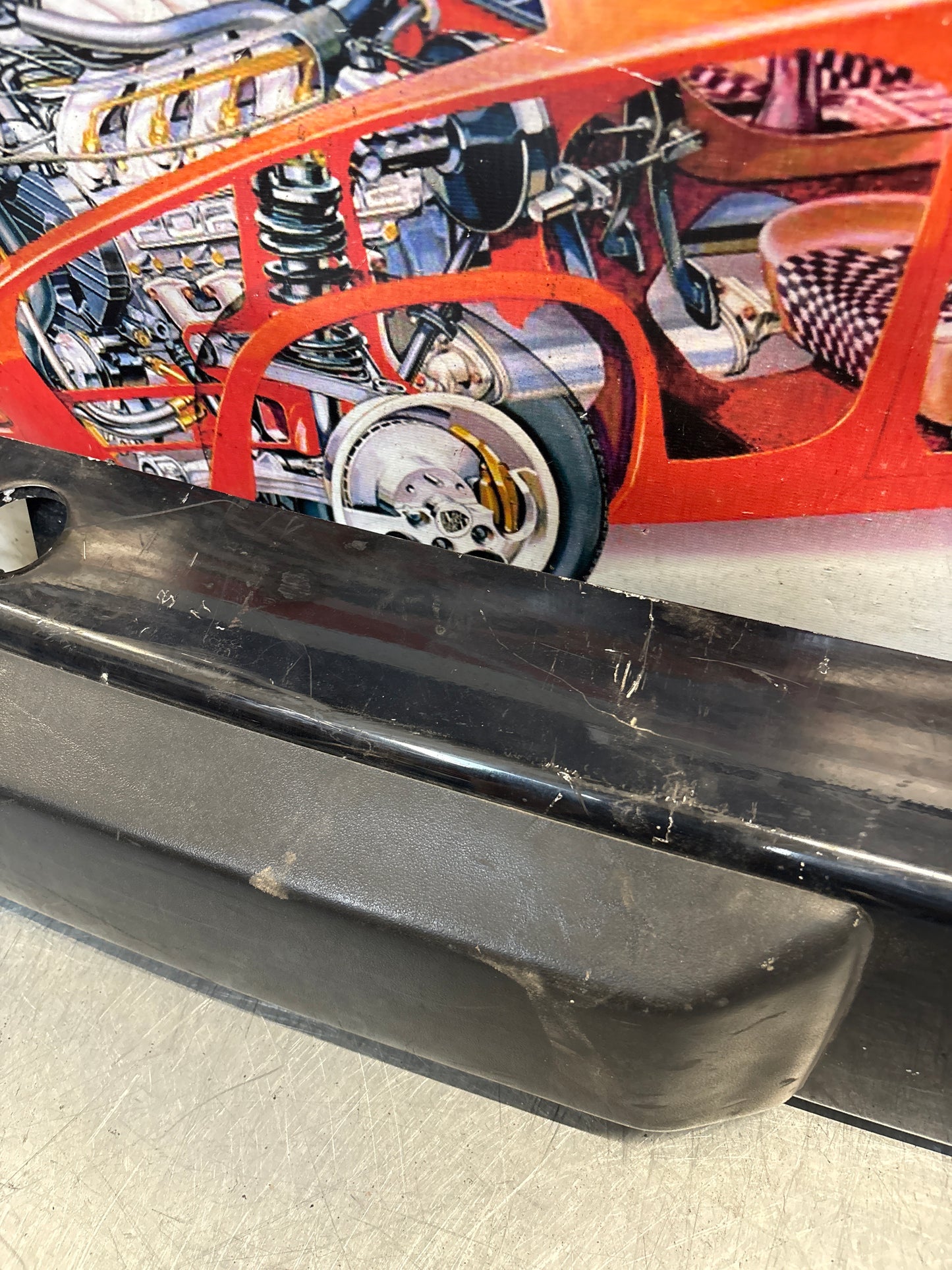 Porsche 944 Rear USA bumper, used 94450530100