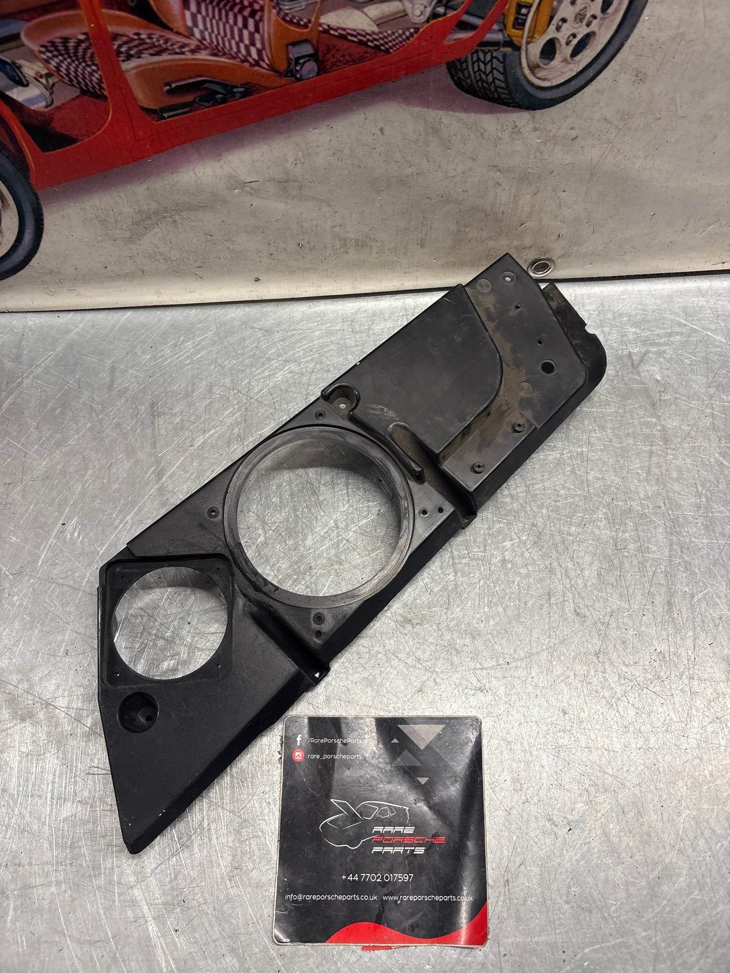 Porsche 944 right speaker board housing, used 94455514400 / 94464503600