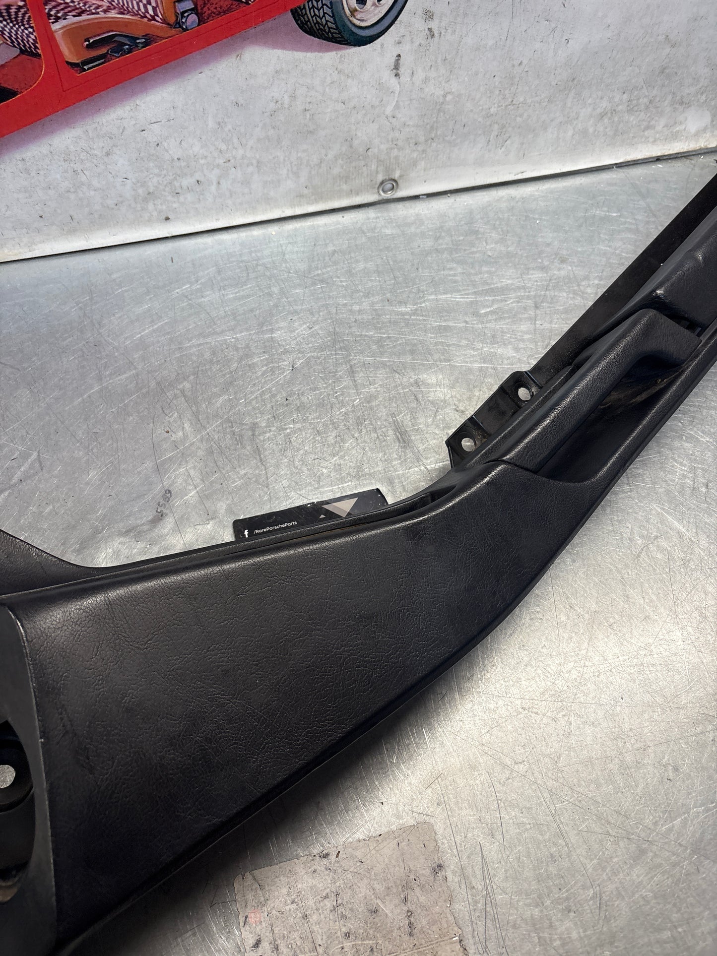 Porsche 928 dark green door armrest, right, off side, 92855510203, used