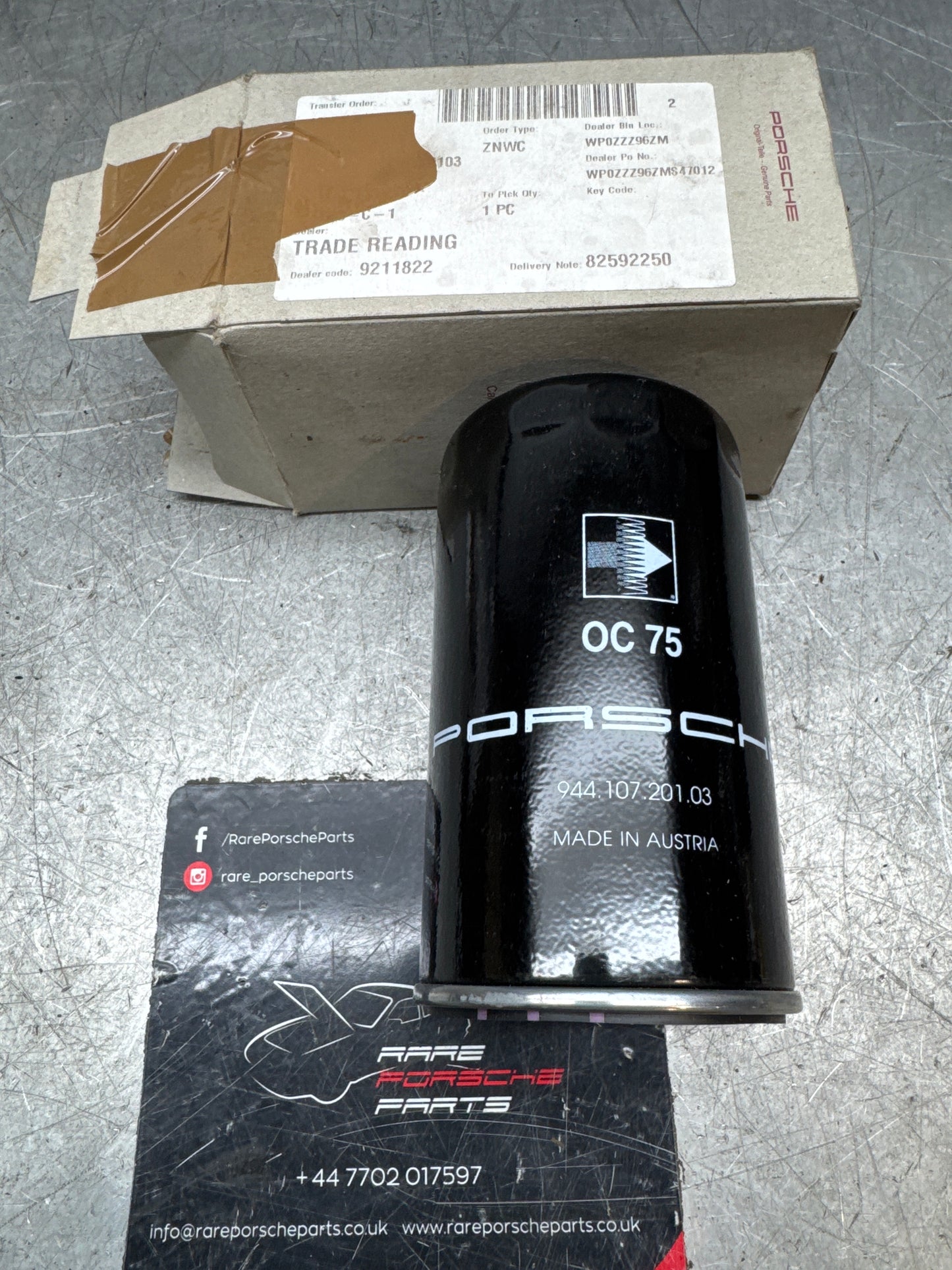 Oil filter for Porsche 924S 965 944 968  94410720103