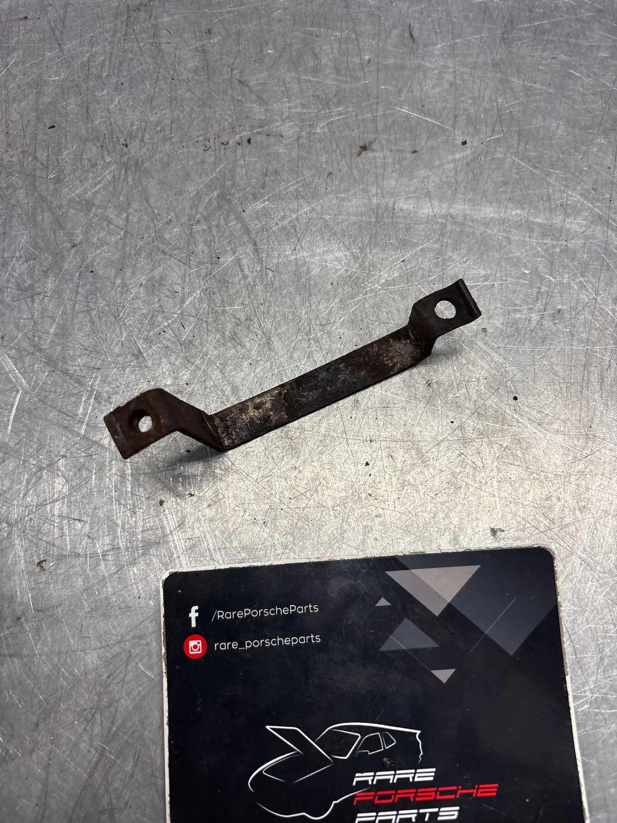 Porsche 914 oil cooler bracket, used 021117171A