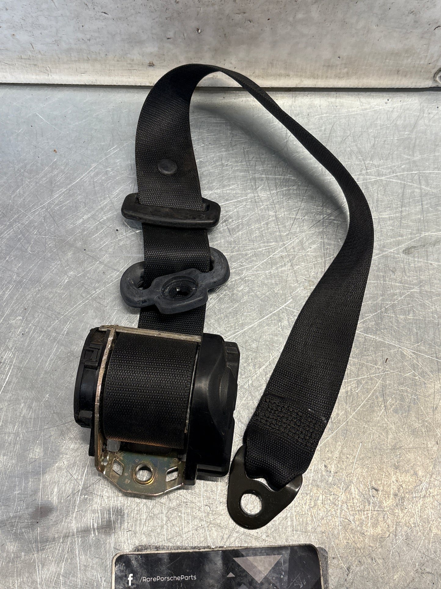 Porsche 911 996 right front seat belt, used 99680303402