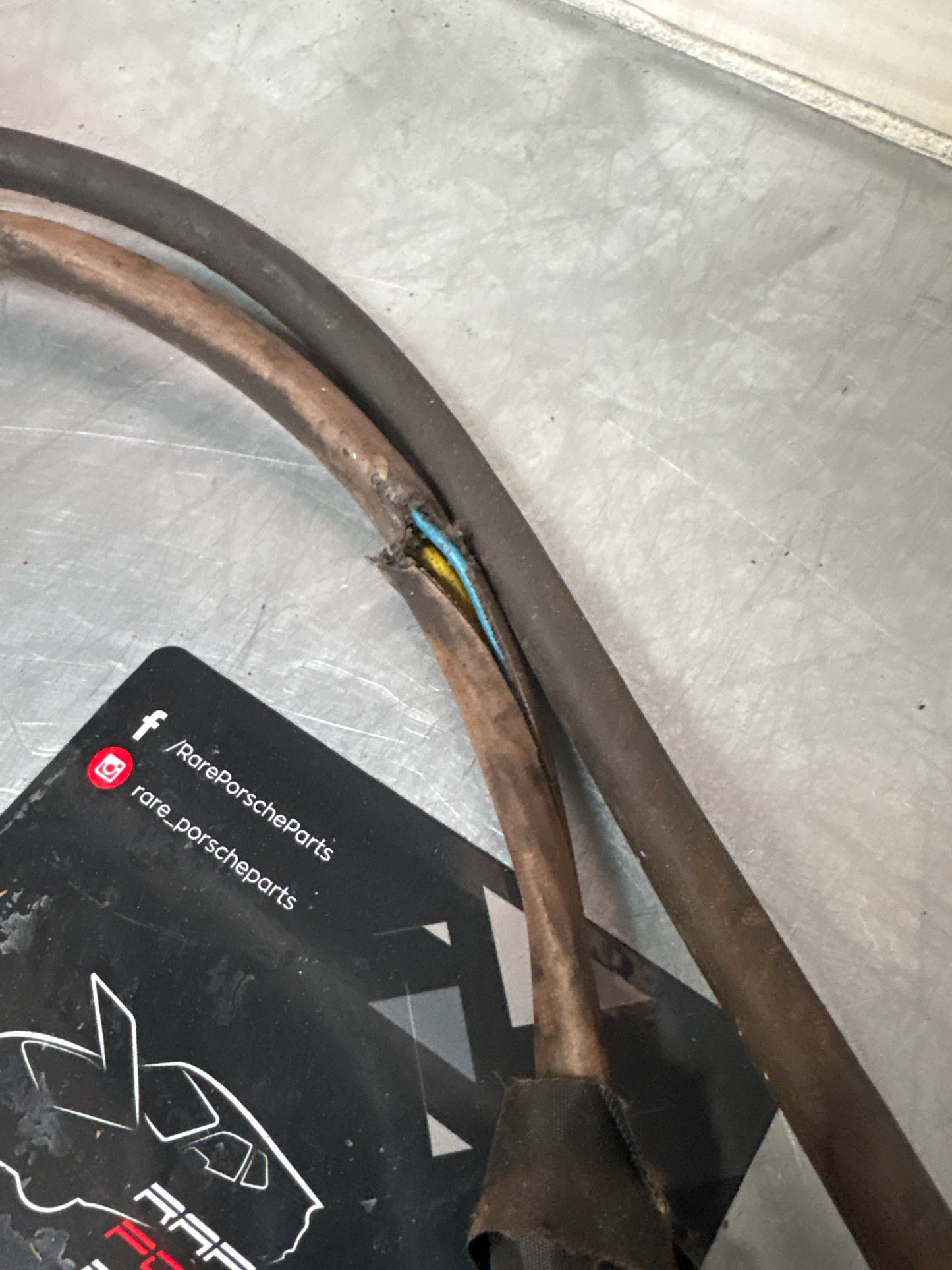 Porsche 924 positive + wiring harness loom, used