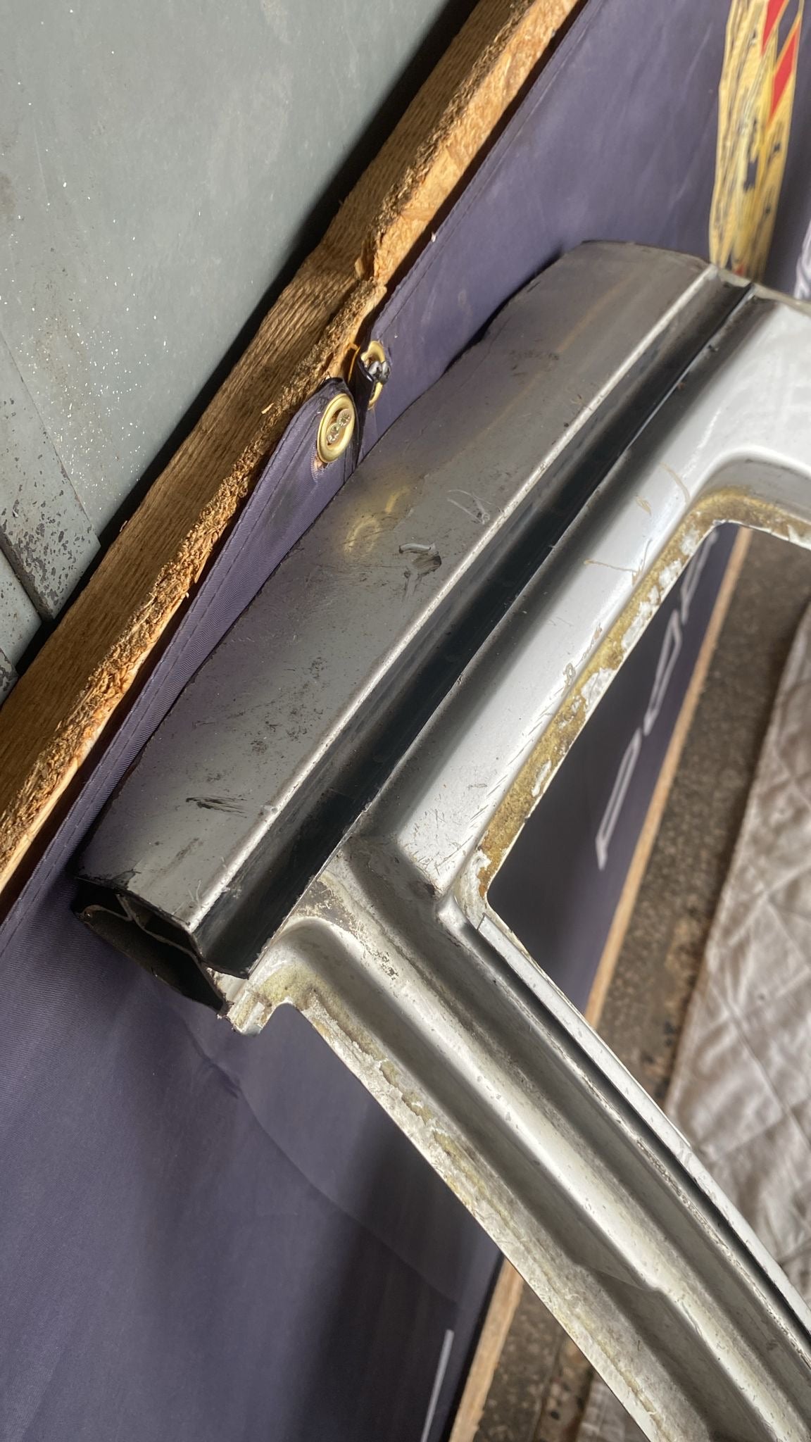 Porsche 924 left sill / fender section, 477809601B cut