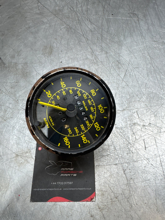 Porsche 944 speedometer showing 99344 miles 94464103600 spares or repair