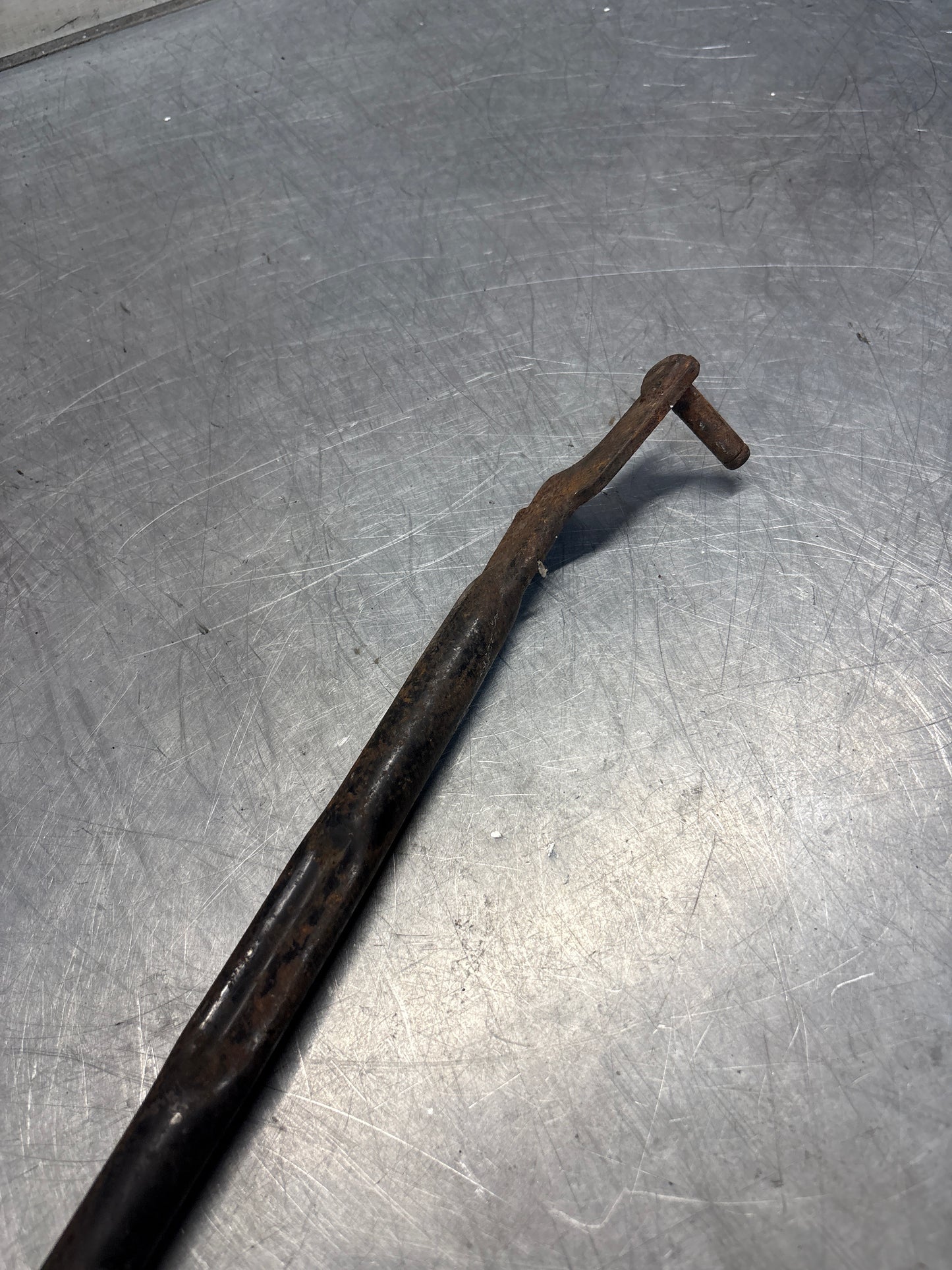 Porsche 924 dog leg gear shaft rod, used 477711106