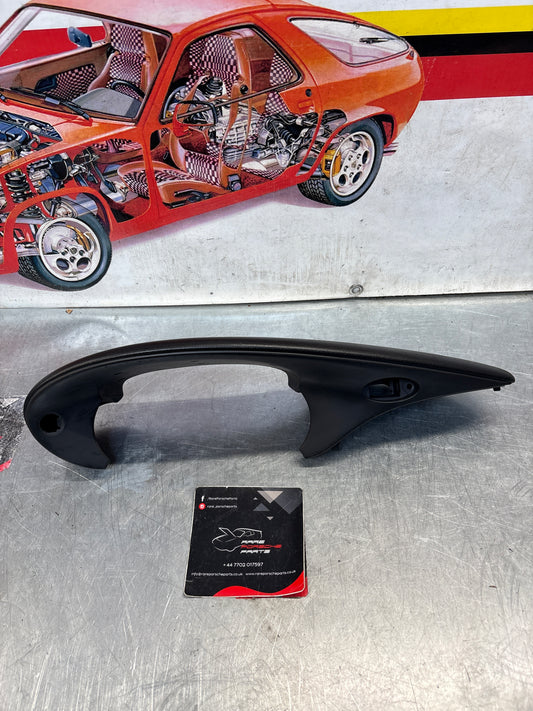 Porsche Boxster 986 dashboard cluster trim,black used 98655205500 / 98655205501