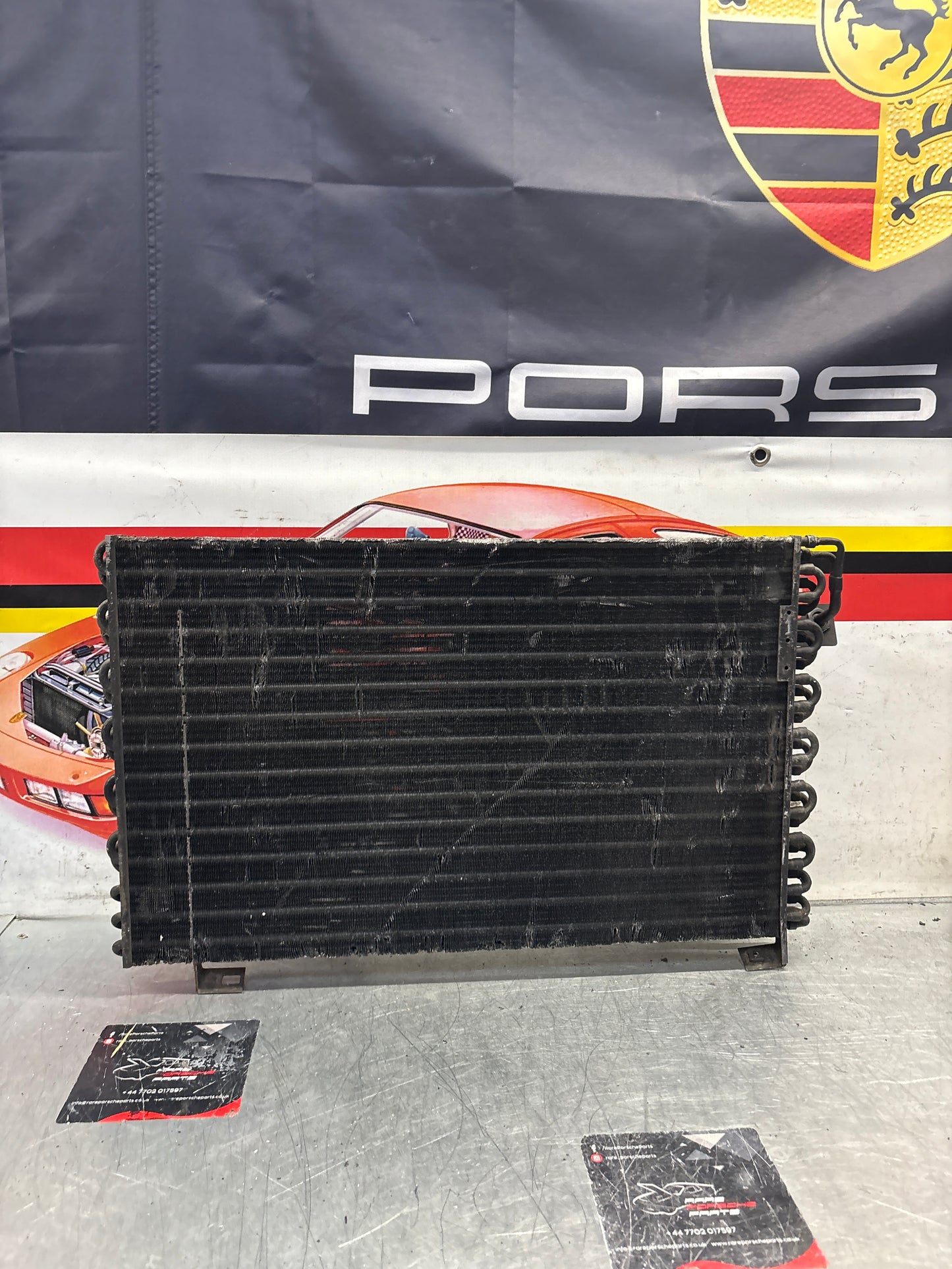 Porsche 928 AC Condenser, used 92857314303