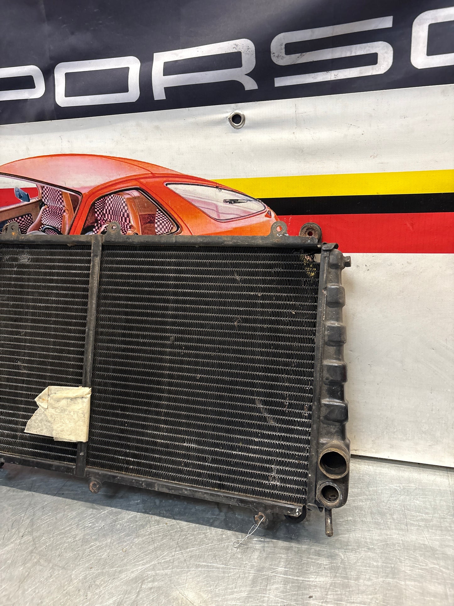 Porsche 924 radiator used 477121251A pressure tested