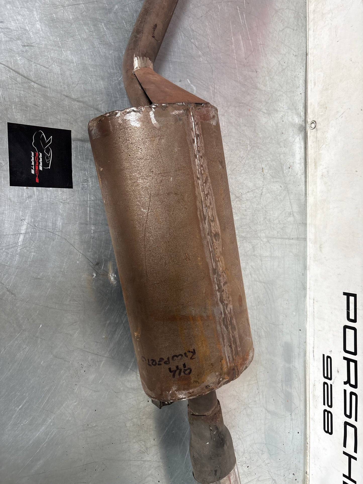 Porsche 924S / 944 2.5 N/A Exhaust system rear muffler, used