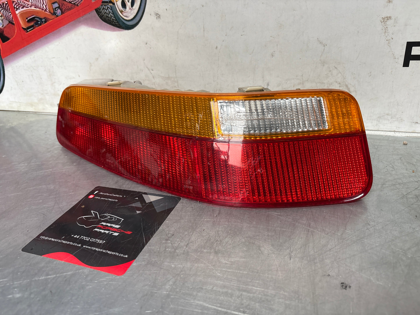 Porsche 928 rear left tail light, used, 92863104301