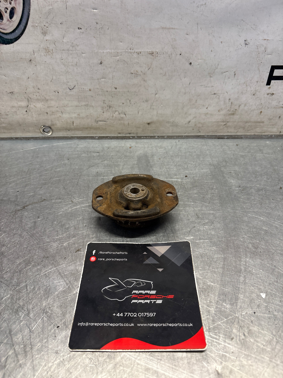 Porsche 914 engine carrier mount, used 91437503500