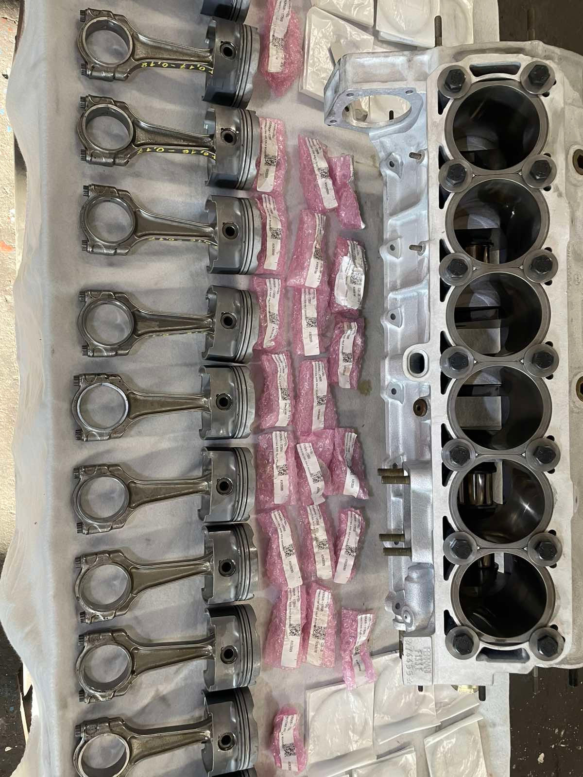 Ferrari 575M F133E short block, rebuilt