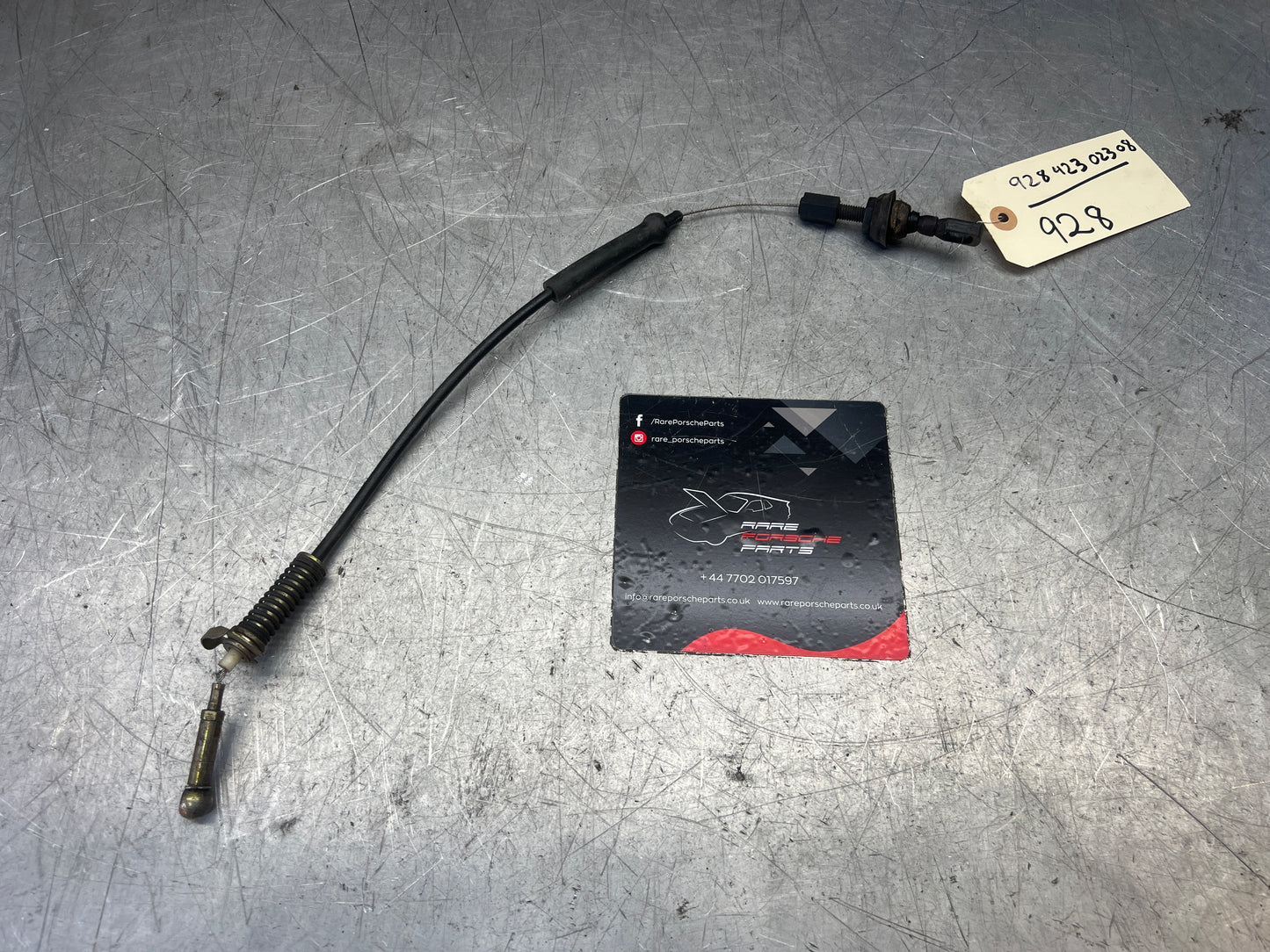 Porsche 928 throttle accelerator cable, used , LHD