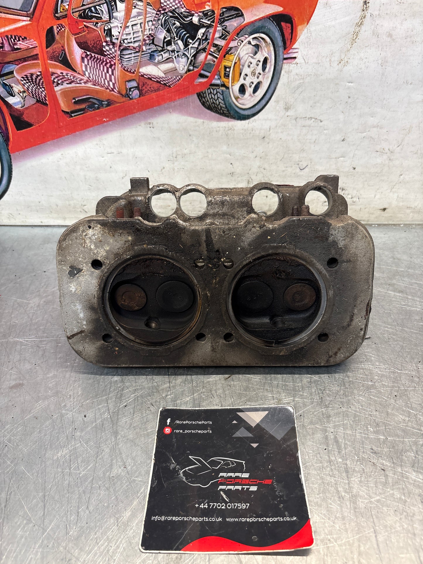 Porsche 914, cylinder head, right side, used 021101371J
